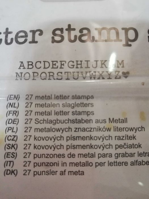 Zestaw znaczników literowych ,nowe
