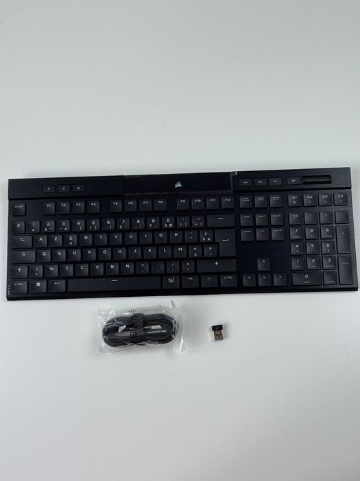 Клавіатура Corsair K100 AIR Wireless RGB AZERTY Black (CH-913A01U-FR)
