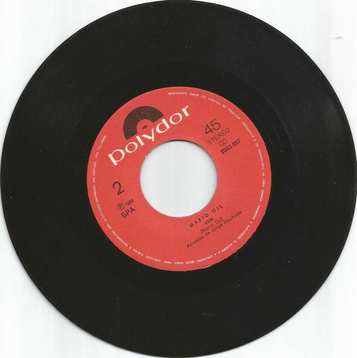 Disco de Vinil de Mário Gil