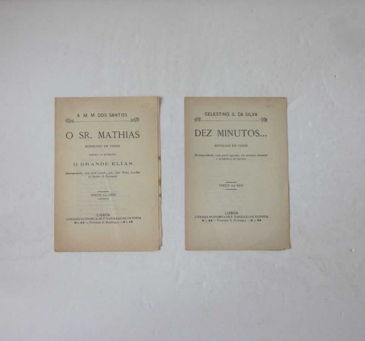 TEATRO - A. M. M. dos SANTOS // Celestino G. da SILVA