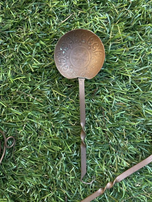 Conjunto latão antiguidade