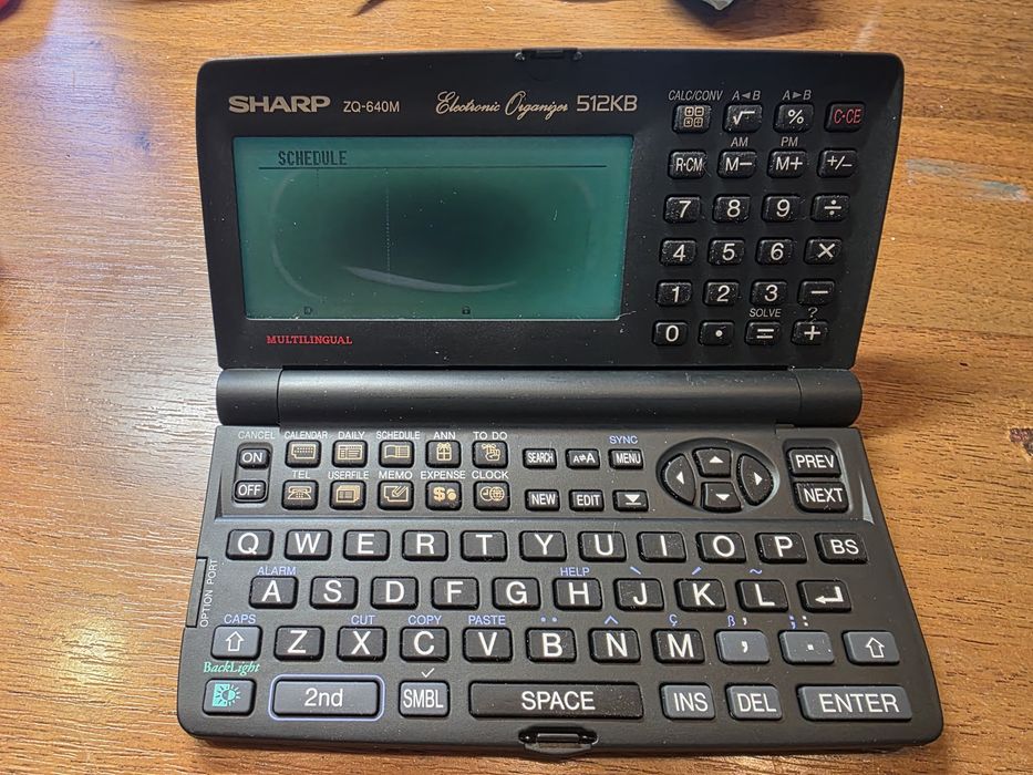 Електронний Органайзер - Sharp ZQ-640M - Раритет(Б/В)