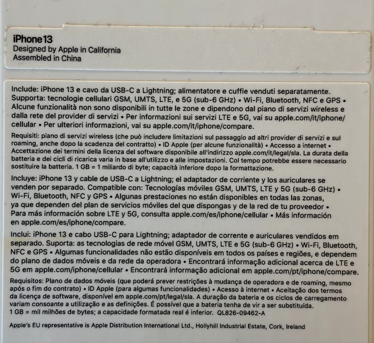 Iphone 13 128gb usado