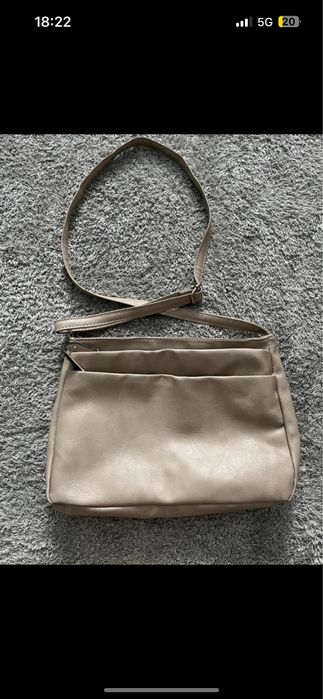 Torebka beżowa damska