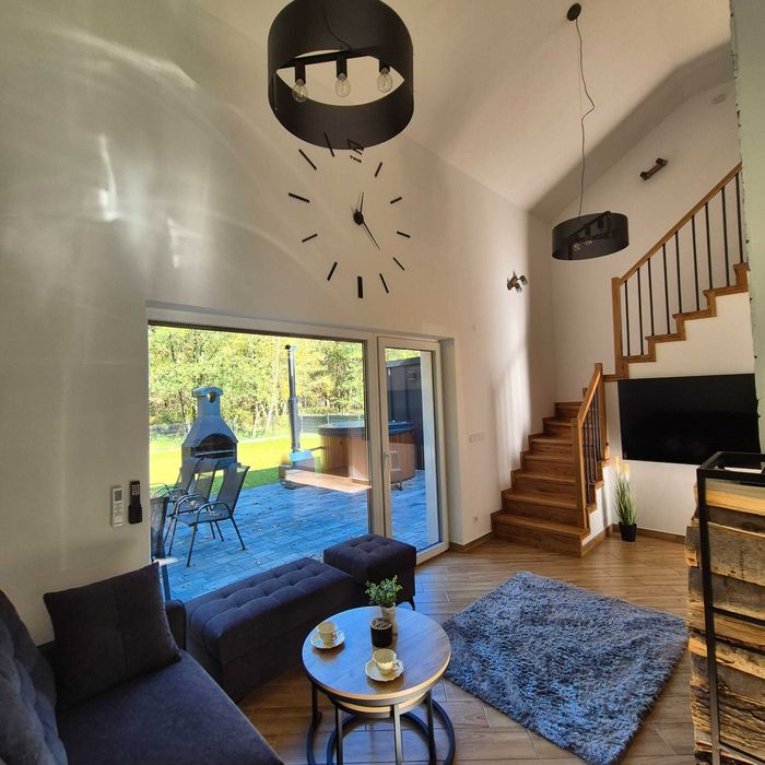 Domek na wynajem z sauną i jacuzzi kominek wieczór panieński