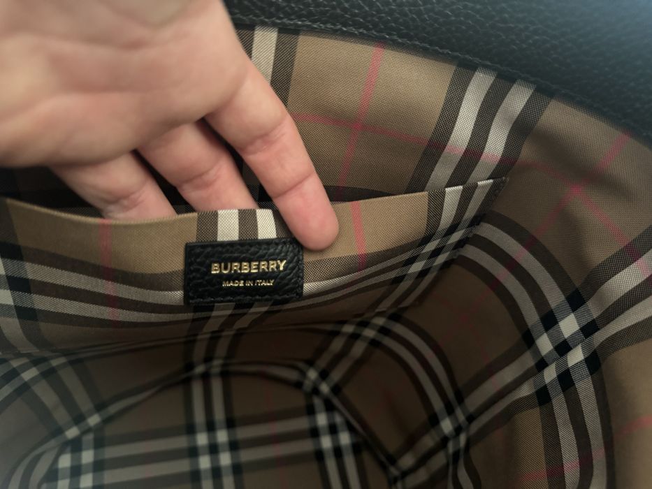 Torebka! Burberry! Okazja! Skóra!Dwustronne paski!Odpinane!+Rachunek!