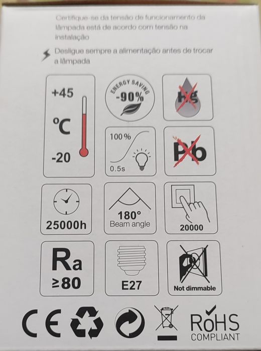 Luxtar Lâmpadas LED