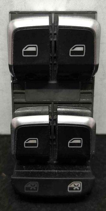 Comando / Botão / Interruptor Vidros Frente Esquerdo 8K0959851F - AUDI A4 B8