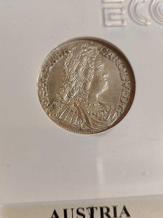 6 krajcarów 1724 Carol VI,  HALL MS 63