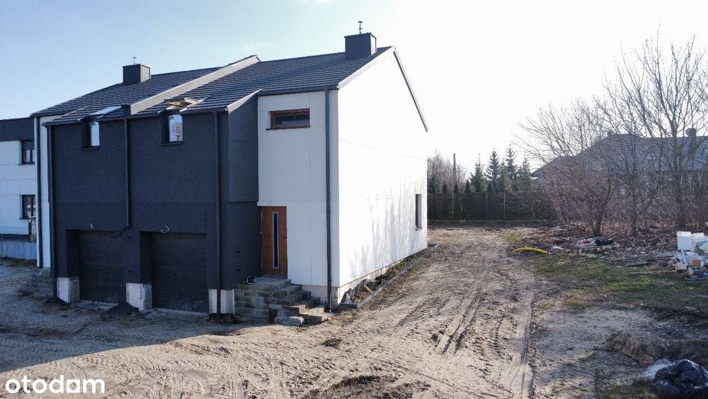 Nowy dom w zabudowie bliźniaczej - 100m2