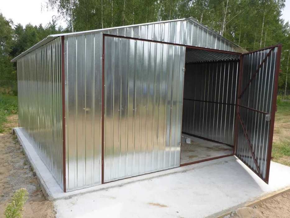 Garaż blaszany Blaszak 3x5 3x6 4x5 4x6 PROMOCJA garaże WZMOCNIONE producent