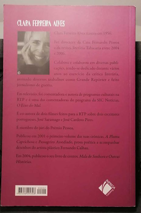 Mala de Senhora e Outras Histórias, de Clara Ferreira Alves