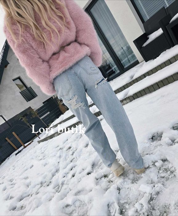 spodnie jeansowe blink blink premium dziury przetarcia hit
