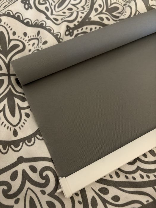 Roleta materiałowe – nowa, szara