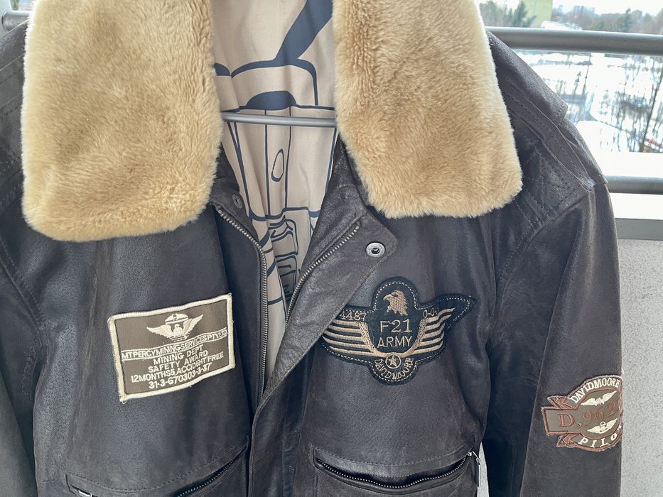 Kutka Pilotka męska, skórzana roz.XL