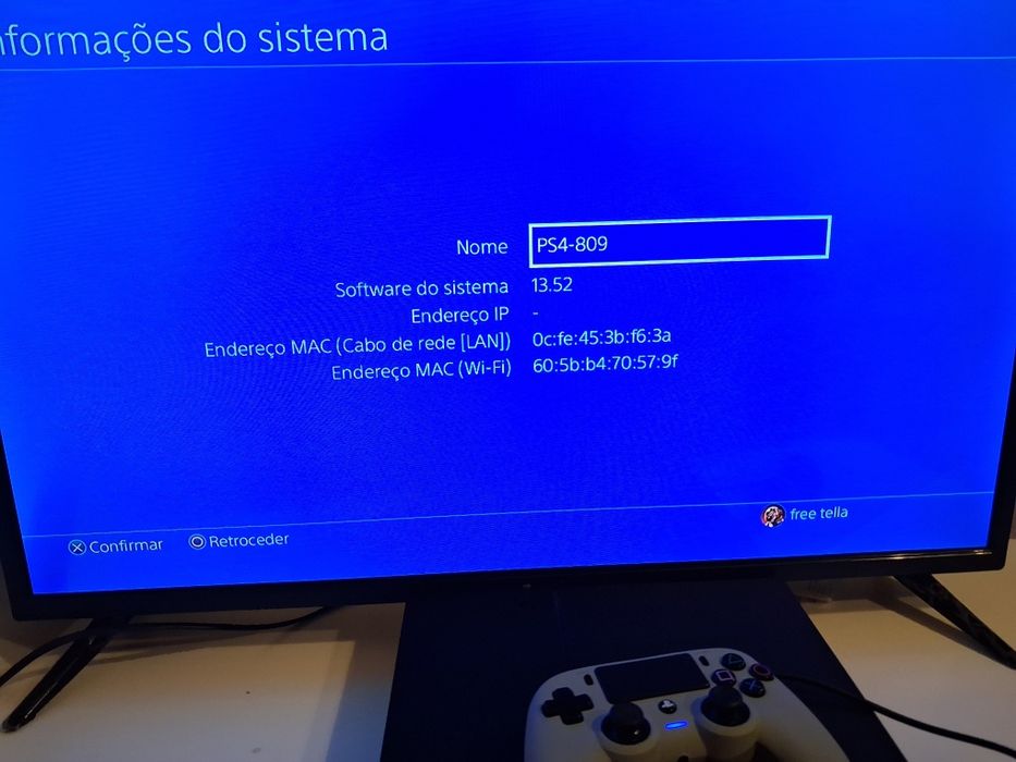 Consola Sony PlayStation 4 (PS4) FAT 1TB + Comando Nacon NOVO