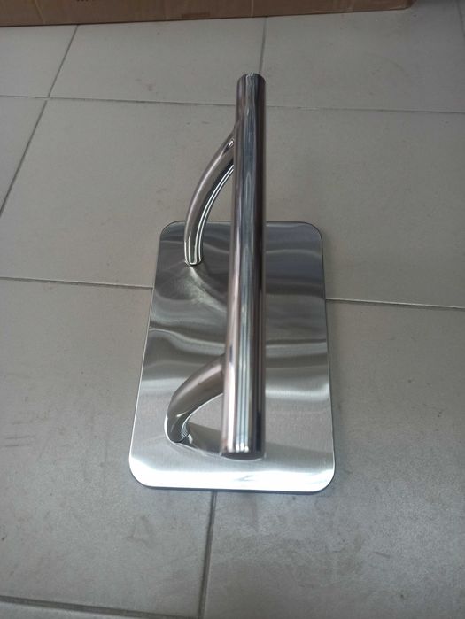 Подставка для ног парикмахерская  металлическая с бархатной подложкой