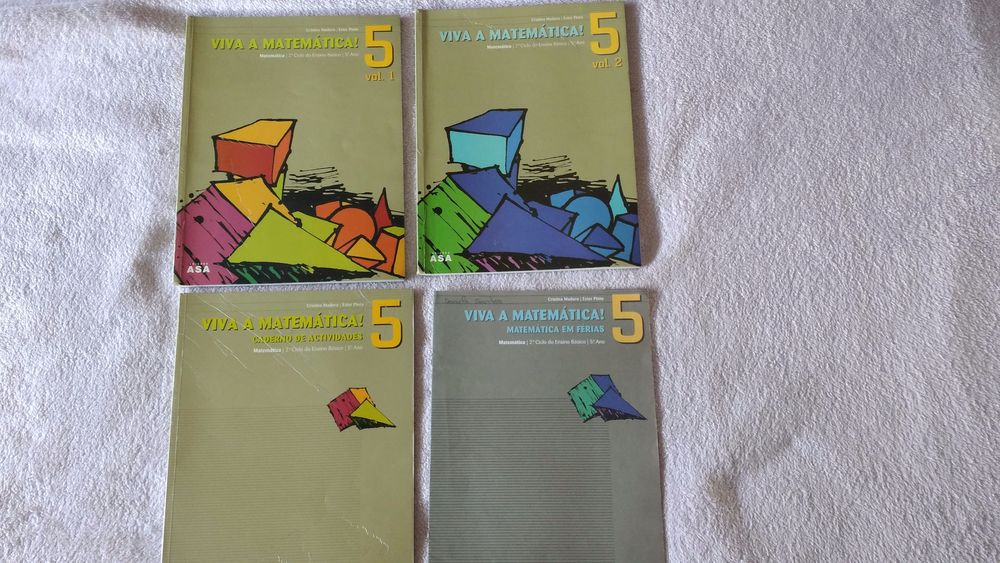 Livro "Viva a Matemática" 5ºano vol.1 e 2