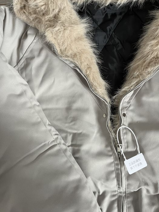 Бомбер сірий з мехом opium archive MA1 аляска куртка курточка