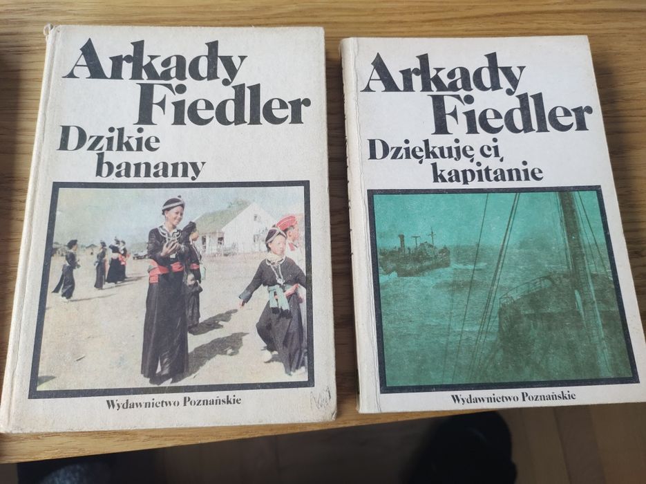 Arkady Fiedler "Dziękuję ci kapitanie", "Dzikie banany"," Dywizjon 303