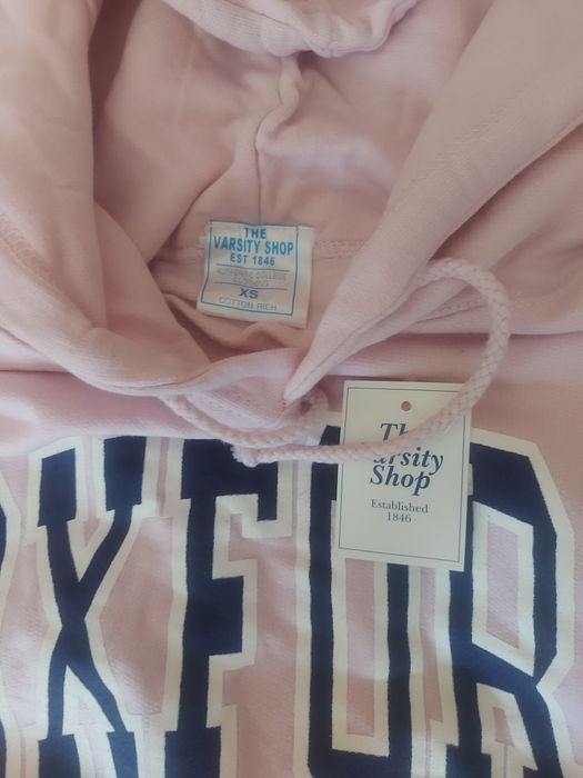 Bluza Oxford university różowa xs