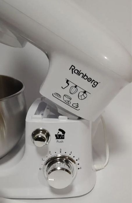 Кухонний комбайн Rainberg RB-8083 тестомес миксер блендер 4л 3200Вт