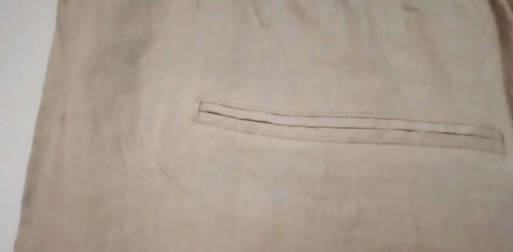 Lniane spodnie 3XL
