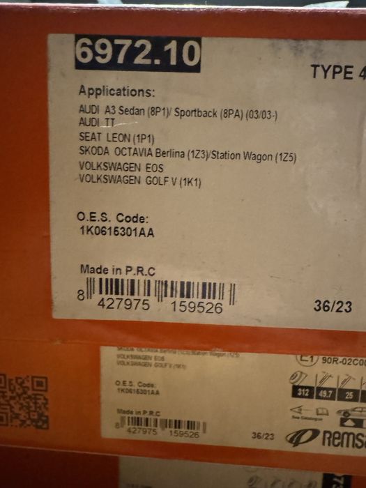 Tarcze hamulcowe Remsa