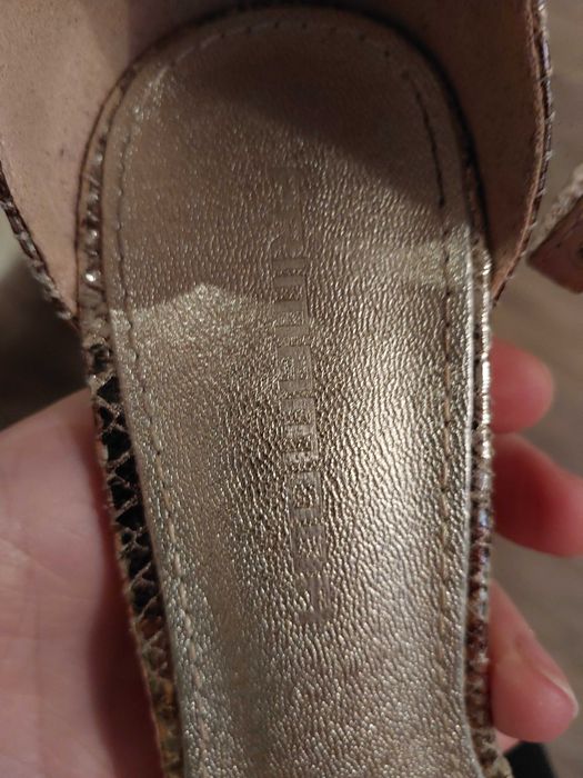 Buty ślubne/ sandały na szpilce PRIMAMODA r.37
