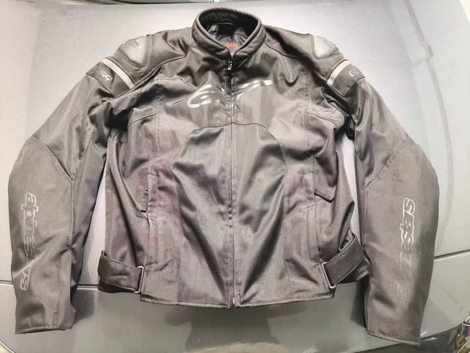 Casaco de Mota Alpinestars T-GP Plus R V3 Air Jacket - Preto XL - Como Novo