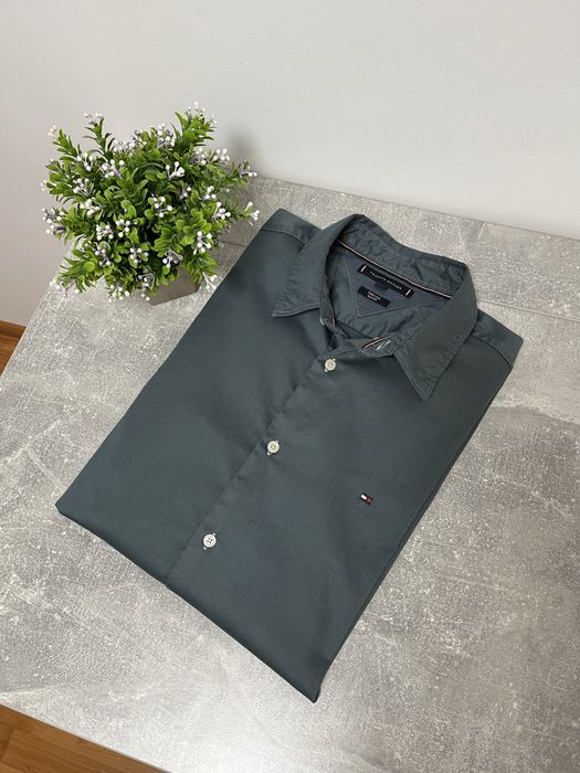 Tommy Hilfiger Flex slim fit рубашка мужская / Размер XL-L