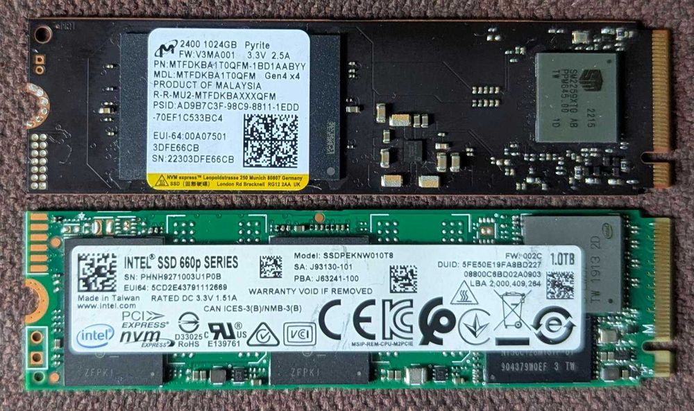 SSD (M2 2242/2280) 256-512-1TB  !!!