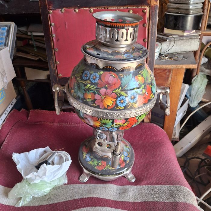 Большой розписаний самовар СССР