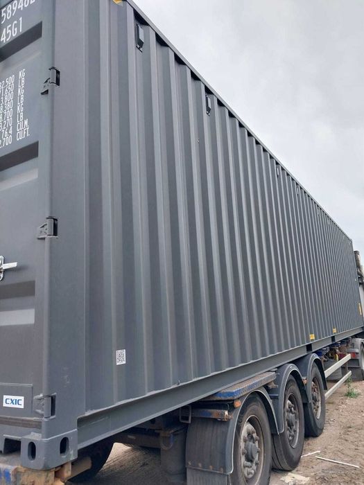 Kontener morski 40HC ONE-WAY 2026 RAL 7016 antracyt High Cube