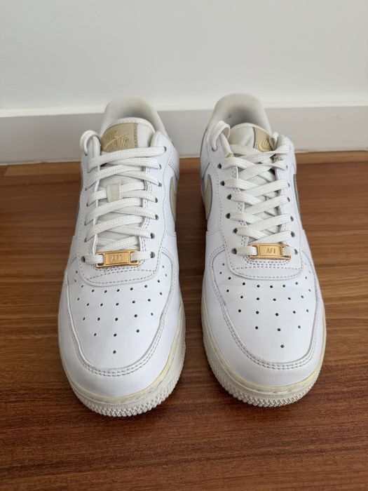 Sapatilhas Nike Air Force 1 Low ‘07 Essential White Beige