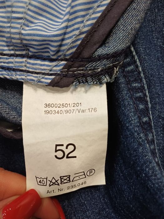 Nowe spodnie męskie niebieski jeans Brühl rozm XL (52)