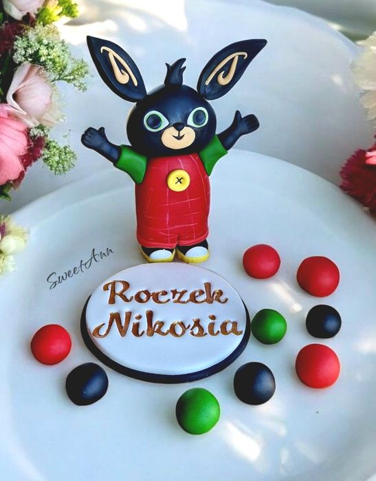 Bing zestaw dekoracji na tort