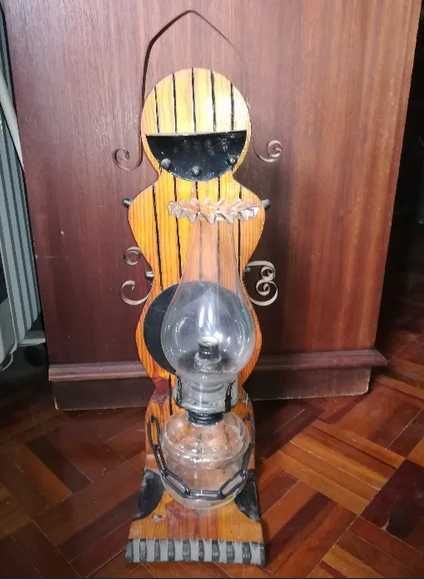 6 Candeeiros Antigos com abajour incluídos - Vintage