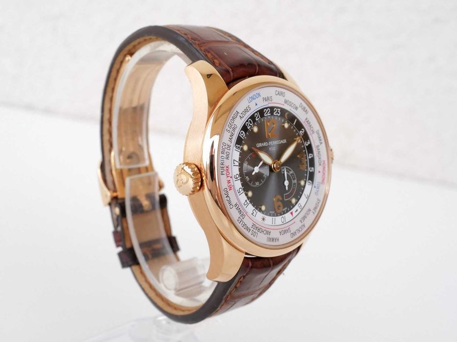 Girard Perregaux Traveller WW.TC Power Reserve 18K Rose Gold 41mm