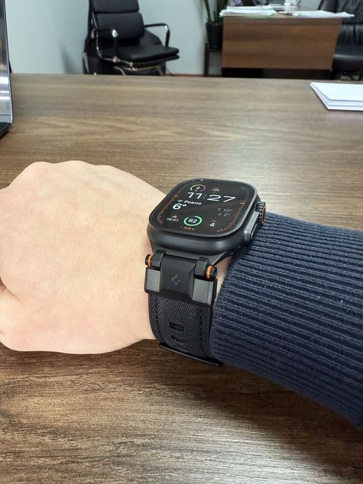 Ремінець Apple Watch Ultra 2 Spigen DuraPro Armor Black Edition