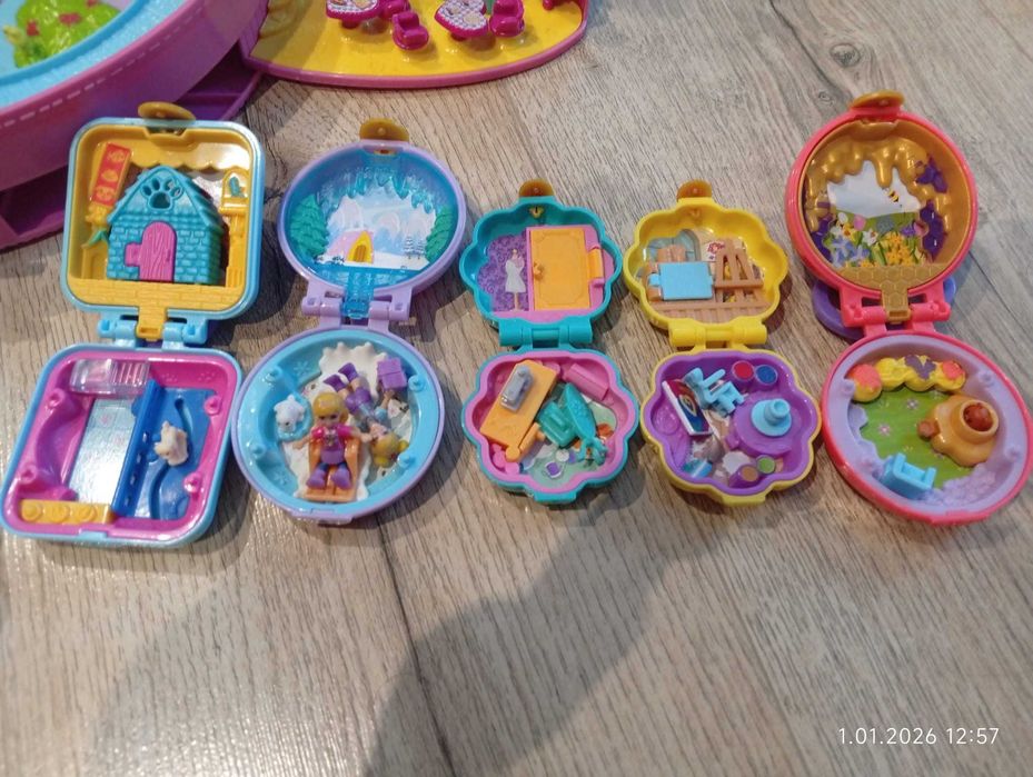 Polly Pocket Plecak Park rozrywki i mini polly pocket