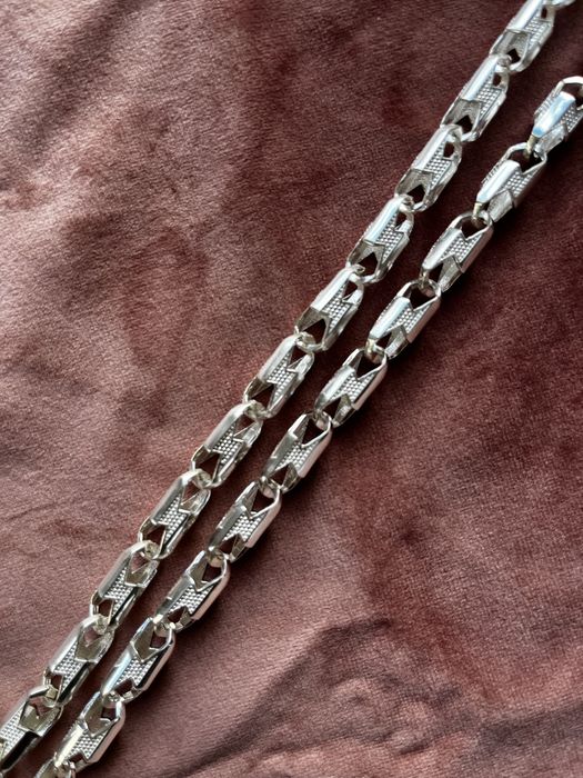 MEGA Srebrny łańcuch męski próba 0,925 NOWY