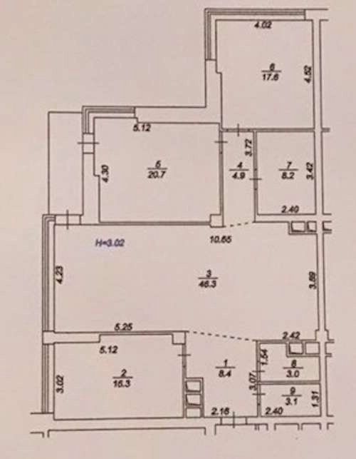3-кімнатна квартира за адресою бульвар Дружби Народів (площа 130 м²) - Atlanta.ua - фото 10