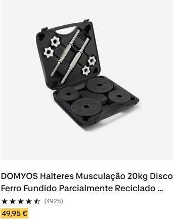 Banco de Musculação +  Halteres