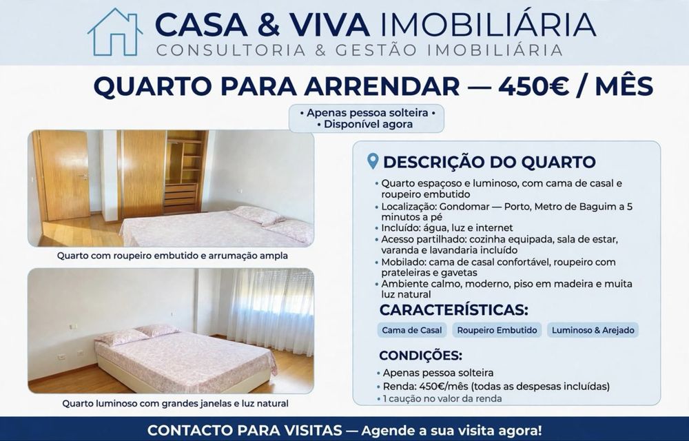 Quarto para arredar