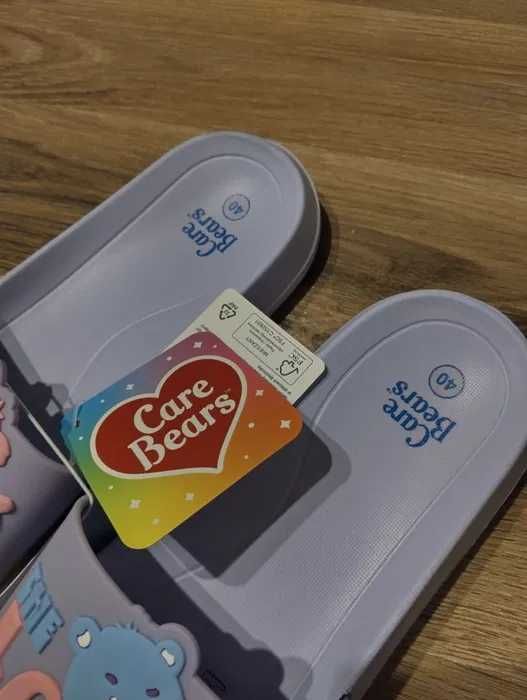 Klapki kapcie Troskliwe misie Care Bears 40 Nowe!!
