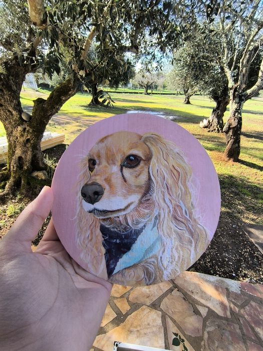Quadros de pets feitos á mão