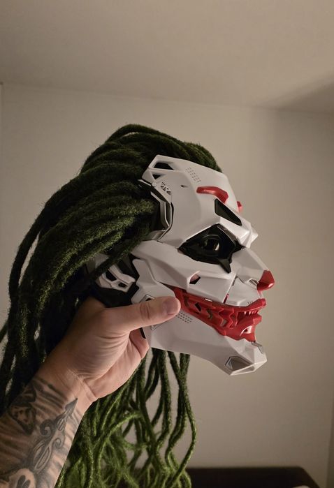 Maska Joker Cyberpunk Cosplay, nowa