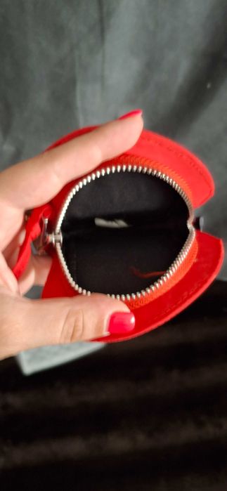 Porta moedas em forma de coração