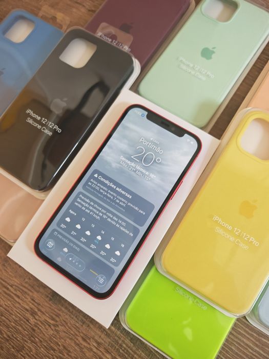 iPhone 12 64GB Red Como Novo, Aceito Retomas